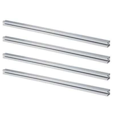 Produktbild von 4 Stück Aluminium-Extrusionsprofil 4040 T-Nut Europäischer Standard eloxierte Linearschiene 3D-Druckerteil CNC DIY 39,4 Zoll 1000 mm Silber
