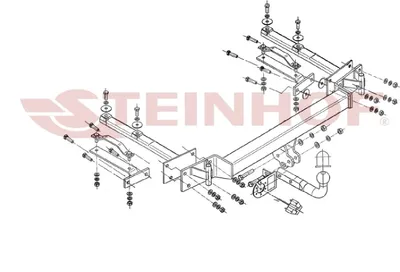 Produktbild von Z546003 Anhängerkupplung passend für BMW 3 Seria 01/1991-03/1998 starr