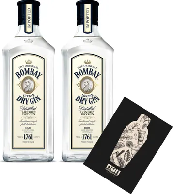 Produktbild von Bombay 2er Set London Dry Gin 2x 0,7L (37,5% Vol) The Original Bombay - [Enthält Sulfite]