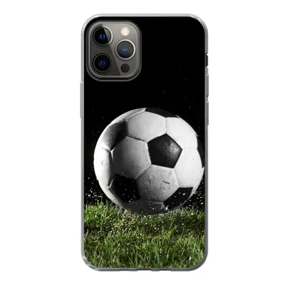 Obrázok produktu pre Kryt mobilného telefónu pre Apple iPhone 12 Pro Futbal v tráve Silikónové mäkké puzdro