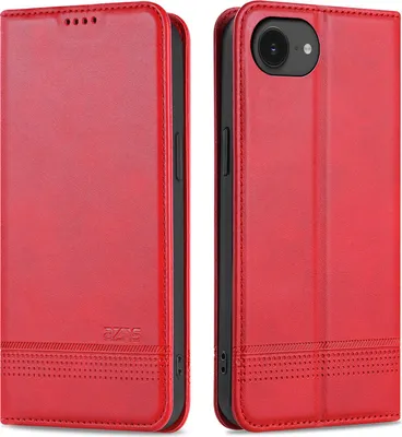 Image de Étui pour iPhone 16e/iPhone 17e, portefeuille avec fermeture magnétique et support, étui à rabat en cuir pour iPhone 16e/iPhone 17e, rose