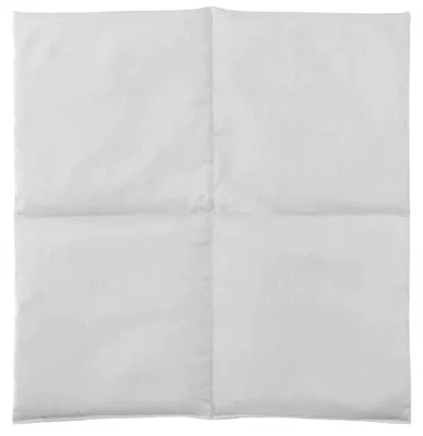 Produktbild von Bio Dinkelkissen 40x40cm 4-Kammer groß schneeweiß - Wärmekissen Körnerkissen
