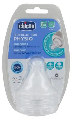 Produktbild von Chicco 00020323000000, Kieferorthopädisch, Anti-Kolik-Ventil, 2 Stück(e)