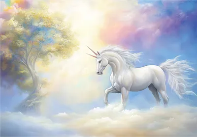 Produktbild von Fototapete Kinderzimmer Mädchen Einhorn - 250x175 cm - inklusive kleister - Vlies Tapete Kinder - Vliestapete Modern Wandtapete - Kindertapete