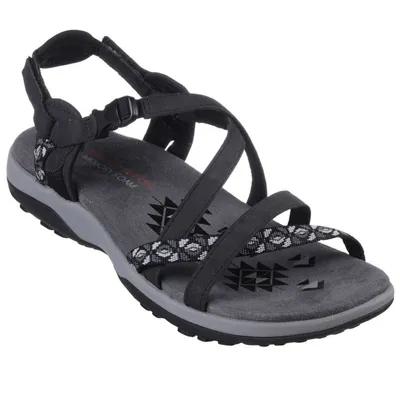Produktbild von Skechers Reggae Slim Vacay Damen Sandalen Schwarz
