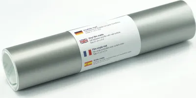 Produktbild von Kreativplotter Vinylfolie matt SILBER 21x300 cm