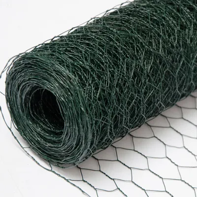 Produktbild von 25m x 50cm Maschendrahtzaun Grün - 25x25 Drahtgitter Zaun - Hasendraht Verzinkt