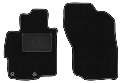 Zdjęcie produktu dla Wielganizator dywaniki welurowe LUX przednie do Mitsubishi Lancer VIII CY sedan, sportback (2007-2016) - czarne dywaniki samochodowe BASIC komplet (2 szt.)