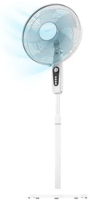 Obrázok produktu pre Cecotec Stojanový ventilátor 515 MaxFlow White. 45W, priemer 16", 5 lopatiek