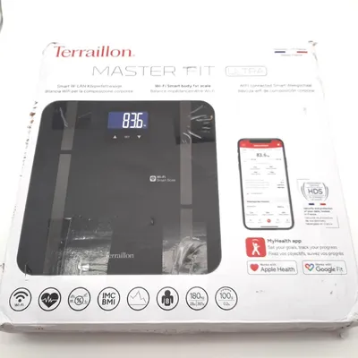 Obrázok produktu pre Terraillon Master Fit Ultra, Elektronická osobná váha, 180 kg, 100 g, Šedá, kg, Obdĺžnik