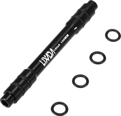 Produktbild von Lixada 12mm bis 9mm QR Adapter MTB Fahrrad Durchachsnabe Quick Release 100mm Fahrrad Vorderradnabe Adapter【100MM schwarz】
