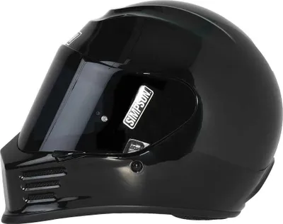 Produktbild von Simpson Speed Ece22.06 Integralhelm Schwarz L Schwarz L