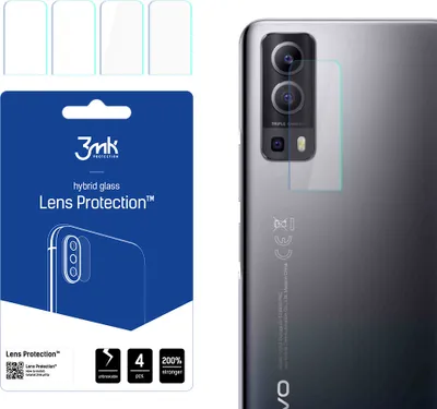 Produktbild von 3mk Hybridglas Lens Protection für Vivo Y52 5G Kamera Objektiv Kameralinse 0,16mm 6H (4 Stück)