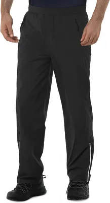 Produktbild von Herren-Regenhose, wasserdichte Outdoor-Hose, leichte Wanderhose, 5000 mm Wassersäule, winddichte Regenhose für Wandern, Camping und Fahrradfahren
