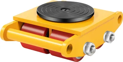 Obrázek produktu pro Heavy Duty Armoured Roller 6T/ 13200lb Transportní vozík Industrial Roller Transport Roller Machinery Yellow Mover Machine Mover