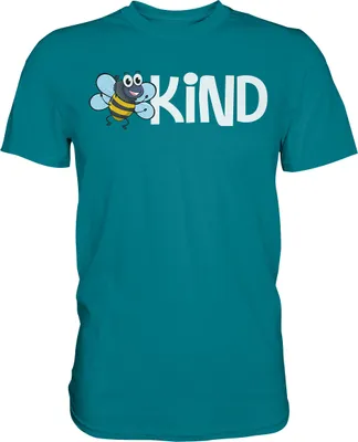 Produktbild von Bienen Imker Be Kind T-Shirt – Diva Blue / XL