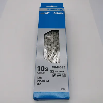 Zdjęcie produktu dla Łańcuch Shimano XT CN-HG95 pakowany 138 ogniw (10s) ICNHG95138I