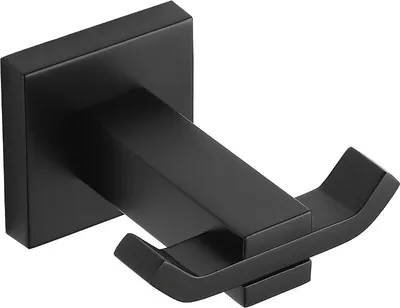 Produktbild von Mexen Vane Doppelter Handtuchhaken, Schwarz - 7020935-70