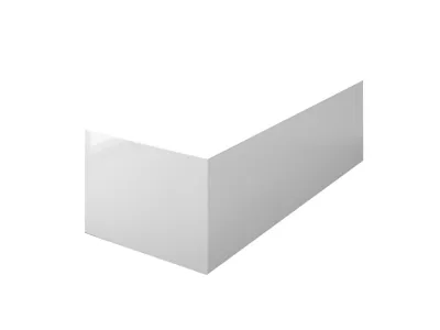 Zdjęcie produktu dla Wanna Akrylowa Zestaw 4w1 Prostokątna 160x75 Biała + Obudowa Akrylowa, Nowoczesny Chrom Premium Syfon i Nogi (stelaż) w komplecie | BADLAND INTRICA