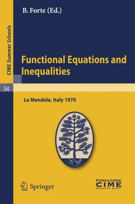 Obrázek produktu pro Functional Equations and Inequalities