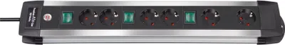Image de Brennenstuhl Multiprise Premium-Duo-Alu-Line 2x6x 3m