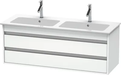 Produktbild von Waschtischunterbau KETHO 480x1270x475mm weiß matt weiß matt