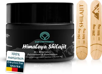 Produktbild von Shilajit Himalaya Harz Rein 30g Mumijo Resin Fulvinsäure Immunsystem Energie Energiebooster