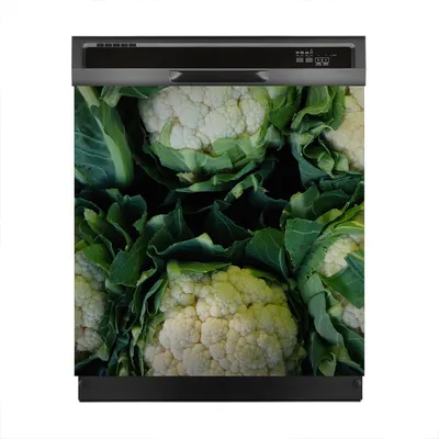 Produktbild von Magnete Dekorative 60x60 cm Küche Magnetmatte Spülmaschine - Blumenkohlblüten Gemüse