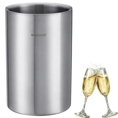 Produktbild von Flaschenkühler 1,5 l Edelstahl doppelwandig – für Wasser, Bier, Wein, Sekt