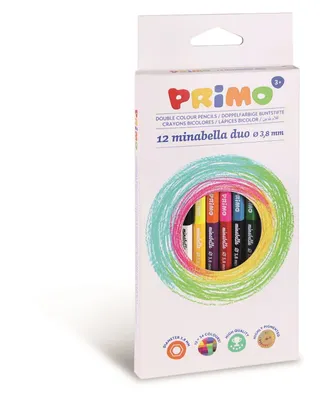 Immagine prodotto di Pastelli bifacciali PRIMO MINABELLA 12 pz