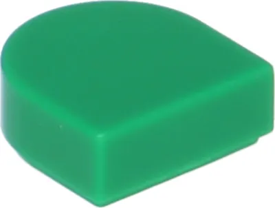 Produktbild von LEGO: 50 Fliesen, Größe 1x1 Noppen, abgerundet, Grün