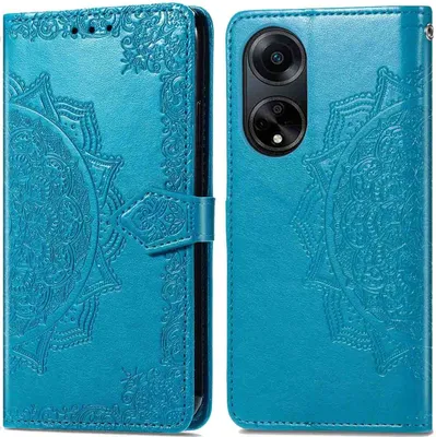 Obrázek produktu pro imoshion Mandala skládací pouzdro Oppo A98 – tyrkysové