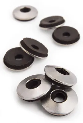 Produktbild von 10 Dichtungsringe aus EPDM-Edelstahl, Innendurchmesser 5,3 mm, Außendurchmesser 12 mm