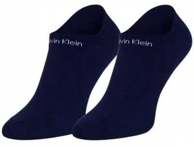 Zdjęcie produktu dla SKARPETY DAMSKIE CALVIN KLEIN 701218774 GRANATOWE 2 PACK - One Size 2PAK