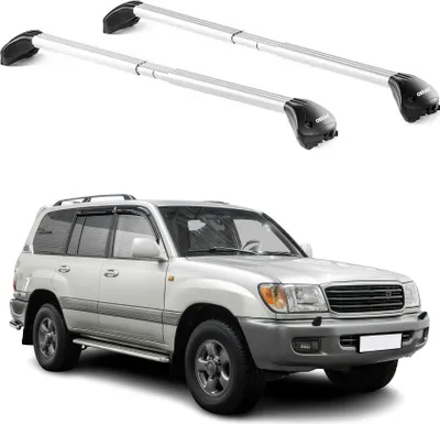 Produktbild von Dachträger für Toyota Land Cruiser 90 1996-2002 3 tür 100kg Alu Silber 2x ABE