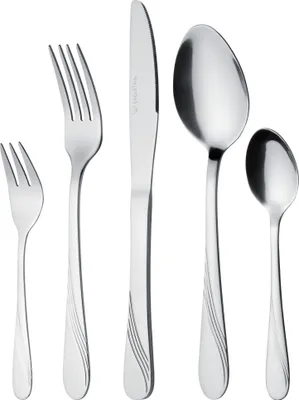 Produktbild von GRÄWE Tafelbesteck 12 Personen 60-teilig, Edelstahl, Serie Stralsund