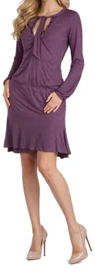 Produktbild von Diesel Damen Kleid Wickelkleid "Argentat Vestito" Plum
