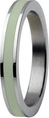Produktbild von Skagen Damen Ring Silber/Hellgrün JRSA036, Ringgröße:54 (17.2) SS7 M17