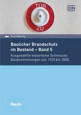 Zdjęcie produktu dla Baulicher Brandschutz im Bestand - Band 5
