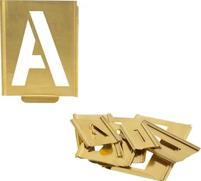 Produktbild von Kukko Signierschablone A-Z Schrifthöhe 70mm , 327-070-B