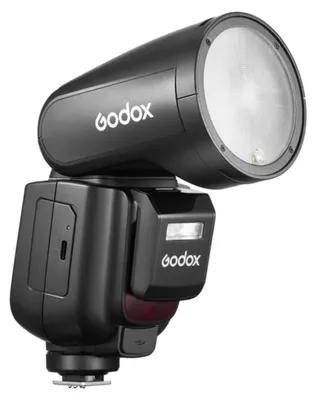 Obrázok produktu pre Godox V1Pro, 1,5 s, Bezdrôtové pripojenie, 32 kanály/kanálov, Blesk pre videokameru