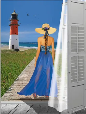 Produktbild von ARTland Wandbild Alu für Innen & Outdoor Urlaub am Meer Größe: 30x40 cm