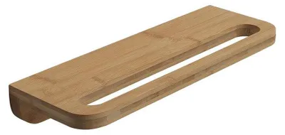 Produktbild von HIMALAYA Ablage mit Handtuchhalter 400x145mm, Bambus