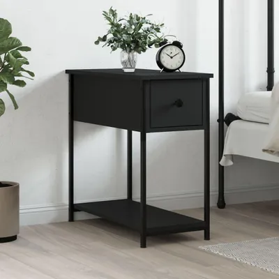 Obrázek produktu pro vidaXL Noční stolek černý 30x60x60 cm Dřevěný materiál