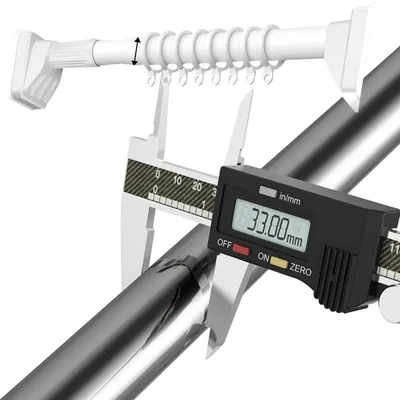 Obrázok produktu pre Držiak na záclony bez vŕtania, biely, 70-120 cm