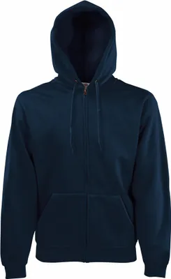 Obrázek produktu pro Pánská mikina Fruit Of The Loom se zipem / bunda s kapucí BC360 (2XL) (tmavě modrá)