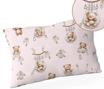 Produktbild von Kinder Kopfkissen 40x60 cm – Kleinkind Kissen – Antiallergisch – 100% Baumwolle