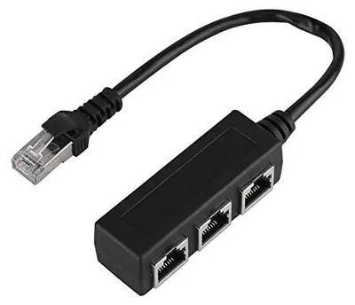 Obrázek produktu pro Rozbočovač RJ45, 1 vstup, 3 výstupy