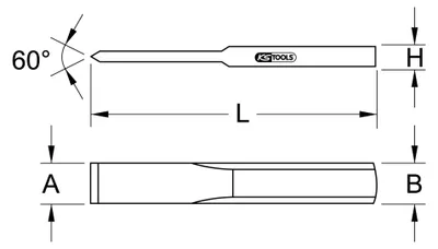 Obrázek produktu pro KS Tools 162.0131 metalworking chisel