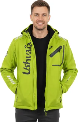 Produktbild von Herren Ushuaia Ronald Fleece Softshell Jacke hellgrün M